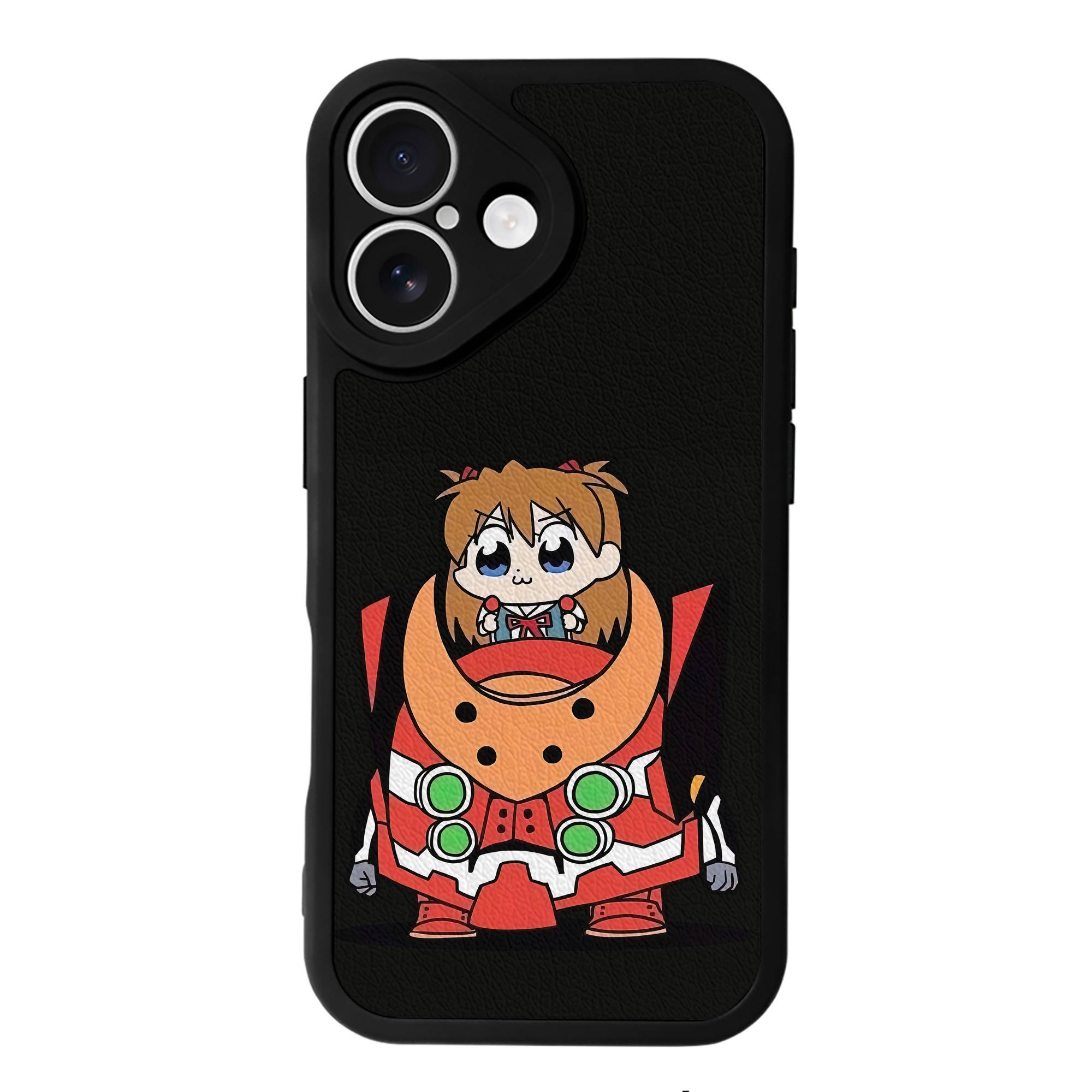 （画像用） EVA 新世紀エヴァンゲリオン 【iPhone 16シリーズ対応】シリコンスマホケース（レザー調） 材質：シリコン